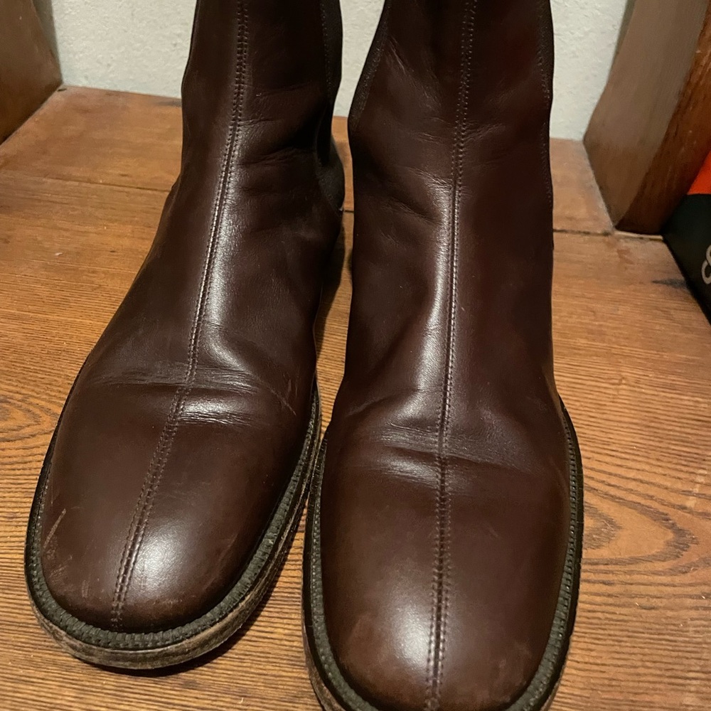 Christian Louboutin leather flat boots size 8 women’s